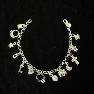925 Sterling Silver charm bracelet